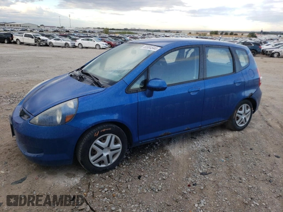 2007 Honda Fit with VIN JHMGD38437S043630, listed as a Copart auction lot 68904544 with 127,279 mi miles and Salvage Title. Bid and sale history available at carsss.com. Image 1.