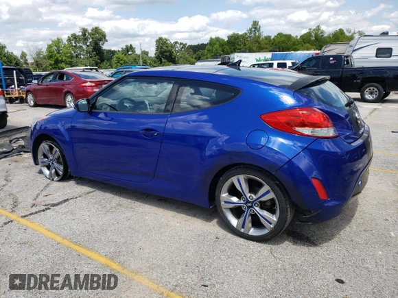 2012 Hyundai Veloster w/Red Int with VIN KMHTC6AD2CU048049, listed as a Copart auction lot 63796274 with 122,914 mi miles and Salvage title. Bid and sale history available at DreamBid. Image 2.
