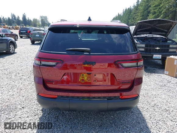 2024 Jeep Grand Cherokee Limited with VIN 1C4RJKBG3R8530486, listed as a IAAI auction lot 42373818 with 14,280 mi miles and . Bid and sale history available at DreamBid. Image 17.