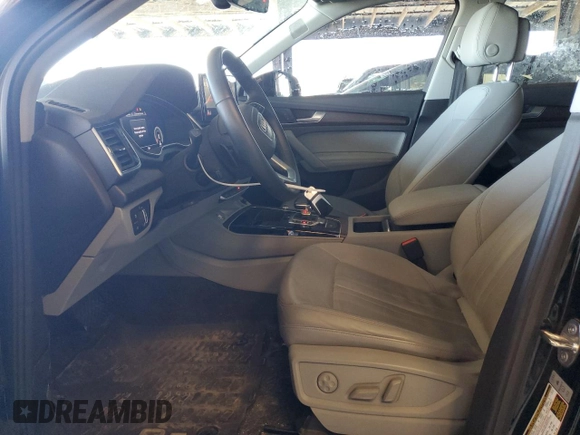 2021 Audi Q5 Premium Plus with VIN WA1BAAFY6M2071930, listed as a Copart auction lot 62777725 with 59,879 mi miles and Salvage title. Bid and sale history available at DreamBid. Image 7.