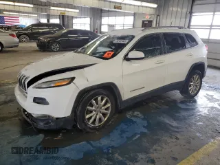 2016 Jeep Cherokee Limited z VIN 1C4PJMDBXGW294562, wystawiony jako Copart lot #44782445 z przebiegiem Nie podano mil oraz Szkoda całkowita • Salvage title. Historia ofert i sprzedaży dostępna na DreamBid. Obrazek 1.