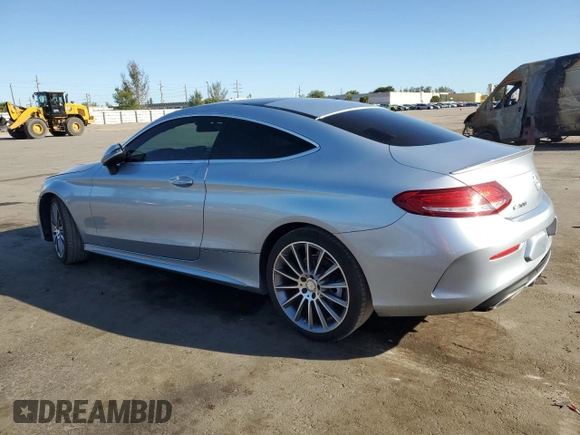 2017 Mercedes-Benz C 300 with VIN WDDWJ4JBXHF380204, listed as a Copart auction lot 48370265 with 106,863 mi miles and Clean Title. Bid and sale history available at carsss.com. Image 2.