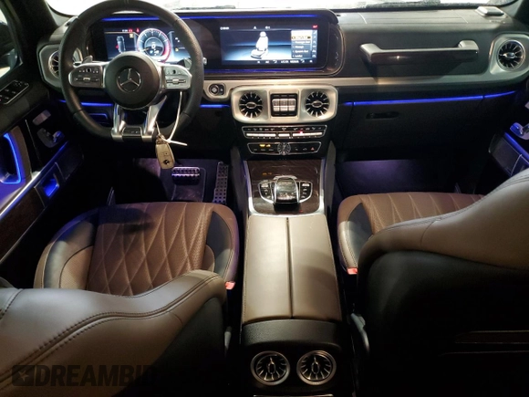 2020 Mercedes-Benz G 63 AMG z VIN W1NYC7HJ5LX361051, wystawiony jako Copart lot #43801595 z przebiegiem 25 255 mil mil oraz Czysty tytuł • Clean title. Historia ofert i sprzedaży dostępna na DreamBid. Obrazek 8.