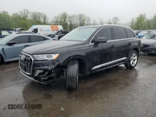 2023 Audi Q7 Premium с VIN WA1ACBF75PD018437, выставлен на аукционе Copart как лот 56032865 с пробегом 25 510 миль миль и Списание • Salvage title. История ставок и продаж доступна на DreamBid. Изображение 1.