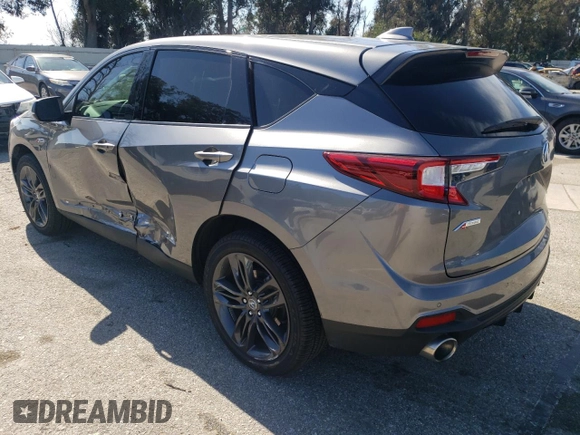 2024 Acura RDX w/A-Spec Package with VIN 5J8TC2H6XRL018981, listed as a Copart auction lot 49927015 with 10,588 mi miles and Salvage title. Bid and sale history available at DreamBid. Image 2.