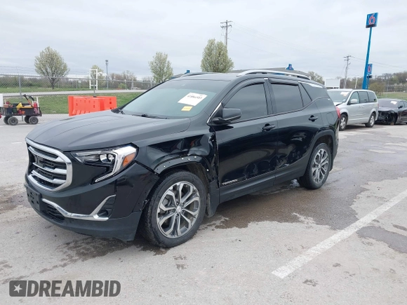 2020 GMC Terrain SLT with VIN 3GKALVEX1LL300155, listed as a IAAI auction lot 41886503 with 121,771 mi miles. Bid and sale history available at carsss.com. Image 21.