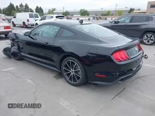 2022 Ford Mustang EcoBoost with VIN 1FA6P8THXN5145312, listed as a IAAI auction lot 42075186 with 28,233 mi miles and . Bid and sale history available at DreamBid. Image 3.