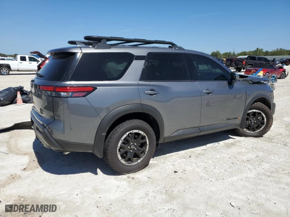 2024 Nissan Pathfinder Rock Creek with VIN 5N1DR3BD7RC270648, listed as a Copart auction lot 47968565 with 2,496 mi miles and Non Repairable. Bid and sale history available at carsss.com. Image 3.
