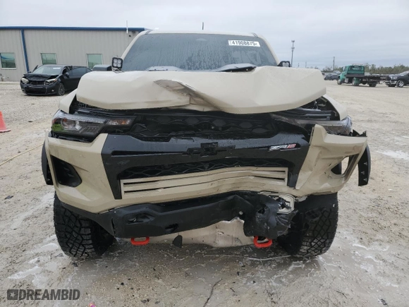 2024 Chevrolet Colorado 4WD ZR2 with VIN 1GCPTFEK7R1195136, listed as a Copart auction lot 41908875 with 3,987 mi miles and Salvage Title. Bid and sale history available at carsss.com. Image 5.