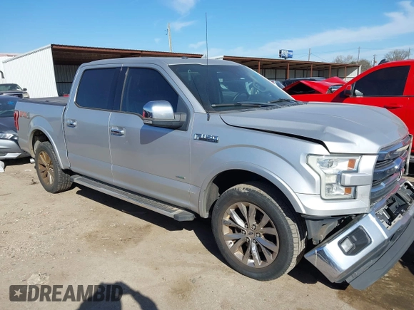 2015 Ford F-150 XLT with VIN 1FTEW1EG4FKE71212, listed as a IAAI auction lot 41738758 with 208,429 mi miles. Bid and sale history available at carsss.com. Image 1.