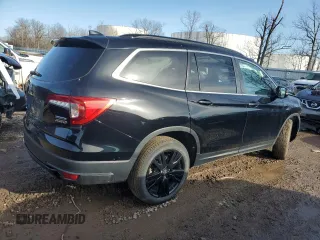 2022 Honda Pilot Special Edition with VIN 5FNYF6H23NB078193, listed as a Copart auction lot 49643195 with 0 mi miles and Salvage Title. Bid and sale history available at carsss.com. Image 3.