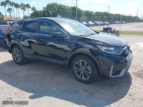 2022 Honda CR-V EX with VIN 5J6RW1H54NA001577, listed as a IAAI auction lot 41592830 with 36,907 mi miles. Bid and sale history available at carsss.com. Image 1.