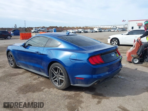2022 Ford Mustang EcoBoost with VIN 1FA6P8TH4N5141207, listed as a IAAI auction lot 41683300 with 39,676 mi miles. Bid and sale history available at carsss.com. Image 3.