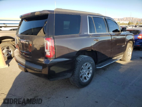 2017 GMC Yukon SLE with VIN 1GKS1AKC0HR240552, listed as a Copart auction lot 77916264 with 72,275 mi miles and Salvage Title. Bid and sale history available at carsss.com. Image 3.