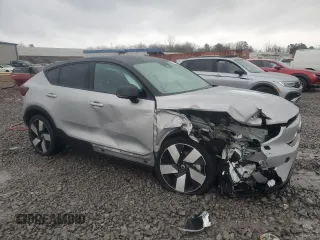 2022 Volvo C40 Recharge Pure Electric Ultimate with VIN YV4ED3GBXN2008683, listed as a Copart auction lot 86295924 with 42,226 mi miles and Salvage Title. Bid and sale history available at carsss.com. Image 4.