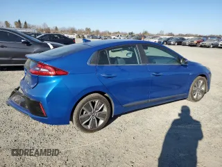 2017 Hyundai Ioniq Limited with VIN KMHC85LC7HU018827, listed as a Copart auction lot 42440655 with 125,104 mi miles and Salvage Title. Bid and sale history available at DreamBid. Image 3.