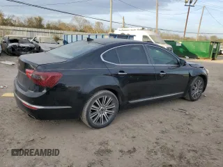 2015 Kia Cadenza Premium with VIN KNALN4D7XF5181484, listed as a Copart auction lot 83456034 with 125,653 mi miles and Clean Title. Bid and sale history available at carsss.com. Image 3.