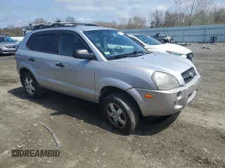 2005 Hyundai Tucson GL with VIN KM8JM12B85U103191, listed as a Copart auction lot 53953165 with 147,717 mi miles and Clean Title. Bid and sale history available at carsss.com. Image 4.