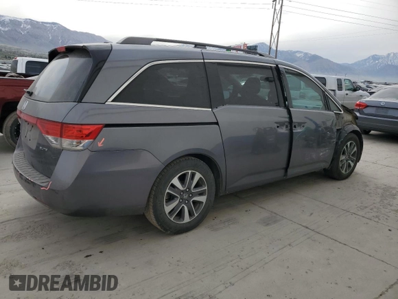 2014 Honda Odyssey Touring z VIN 5FNRL5H91EB121062, wystawiony jako Copart lot #53546515 z przebiegiem 192 136 mil mil oraz Szkoda całkowita • Salvage title. Historia ofert i sprzedaży dostępna na DreamBid. Obrazek 3.