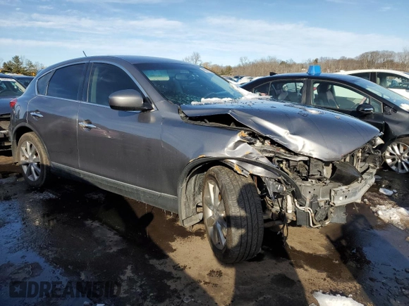 2012 Infiniti EX Journey with VIN JN1AJ0HR4CM450965, listed as a Copart auction lot 45657055 with 119,542 mi miles and Salvage title. Bid and sale history available at DreamBid. Image 4.