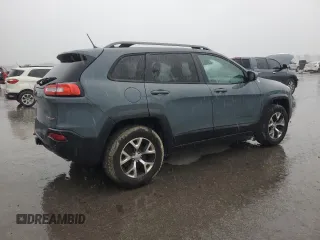 2014 Jeep Cherokee Trailhawk z VIN 1C4PJMBS7EW236960, wystawiony jako Copart lot #57098695 z przebiegiem 159 065 mil mil oraz Czysty tytuł • Clean title. Historia ofert i sprzedaży dostępna na DreamBid. Obrazek 3.
