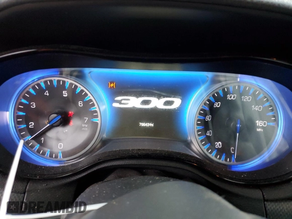 2016 Chrysler 300 S with VIN 2C3CCABG8GH282449, listed as a Copart auction lot 78539164 with 79,643 mi miles and Salvage Title. Bid and sale history available at DreamBid. Image 9.