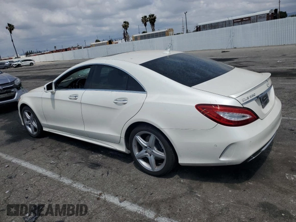 2015 Mercedes-Benz CLS 550 with VIN WDDLJ7DB3FA139093, listed as a Copart auction lot 54435745 with 150,234 mi miles and Clean title. Bid and sale history available at DreamBid. Image 2.