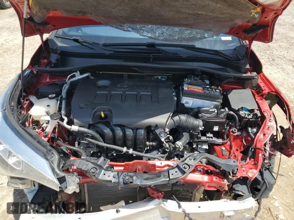 2021 Toyota C-HR LE with VIN JTNKHMBX0M1098199, listed as a Copart auction lot 56197565 with 33,119 mi miles and Salvage Title. Bid and sale history available at DreamBid. Image 12.