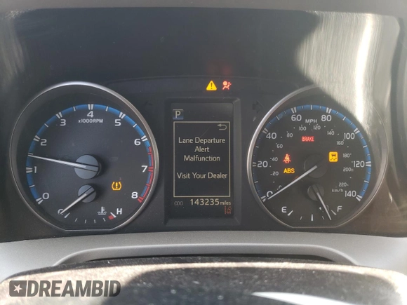 2018 Toyota RAV4 LE with VIN 2T3ZFREV3JW481034, listed as a Copart auction lot 50319225 with 143,235 mi miles and Salvage Title. Bid and sale history available at carsss.com. Image 9.