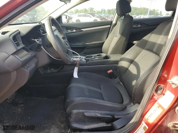 2019 Honda Civic Sedan LX with VIN 2HGFC2F61KH505473, listed as a Copart auction lot 59451724 with 158,635 mi miles and Salvage Title. Bid and sale history available at carsss.com. Image 7.