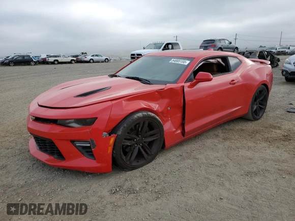 2016 Chevrolet Camaro 2SS with VIN 1G1FH1R7XG0135191, listed as a Copart auction lot 54885155 with 115,237 mi miles and Salvage title. Bid and sale history available at DreamBid. Image 1.