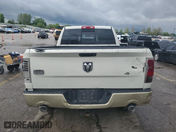 2016 Ram 1500 Longhorn with VIN 1C6RR7WM7GS403026, listed as a Copart auction lot 55223525 with 186,779 mi miles and Salvage title. Bid and sale history available at DreamBid. Image 6.