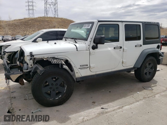 2011 Jeep Wrangler Unlimited Sport with VIN 1J4BA3H13BL637724, listed as a Copart auction lot 50417595 with 145,498 mi miles and Salvage Title. Bid and sale history available at carsss.com. Image 1.