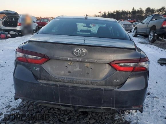 2021 Toyota Camry SE Nightshade with VIN 4T1G11AK1MU542672, listed as a Copart auction lot 41810525 with 0 mi miles and Salvage Title. Bid and sale history available at carsss.com. Image 6.