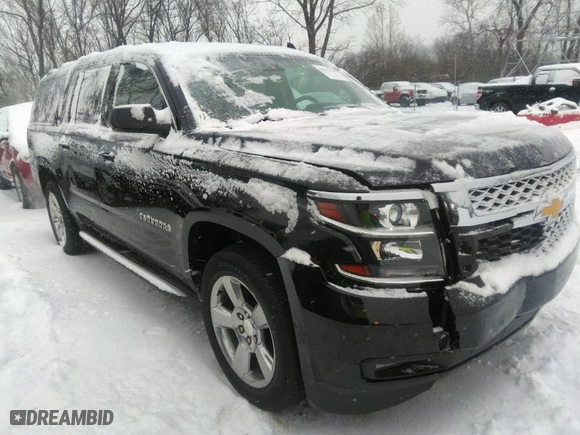 2016 Chevrolet Suburban LT with VIN 1GNSKHKC8GR420322, listed as a IAAI auction lot 41293166 with 131,048 mi miles. Bid and sale history available at carsss.com. Image 1.