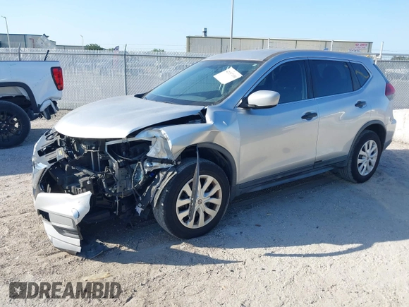 2018 Nissan Rogue SV with VIN KNMAT2MT7JP609512, listed as a IAAI auction lot 42137150 with 66,953 mi miles and . Bid and sale history available at DreamBid. Image 18.