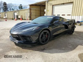 2023 Chevrolet Corvette 2LT with VIN 1G1YB2D44P5109847, listed as a Copart auction lot 45780925 with 7,558 mi miles and Salvage Title. Bid and sale history available at carsss.com. Image 1.