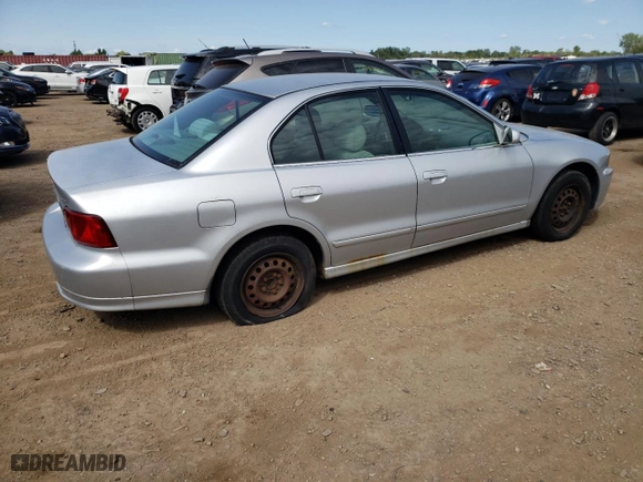2002 Mitsubishi Galant ES with VIN 4A3AA46G02E138640, listed as a Copart auction lot 66617094 with 96997 miles and Clean Title. Bid and sale history available at carsss.com. Image 3.