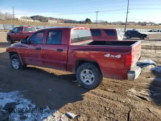 2006 Dodge Dakota SLT with VIN 1D7HW48K86S664984, listed as a Copart auction lot 88958465 with 127,611 mi miles and Salvage Title. Bid and sale history available at carsss.com. Image 2.