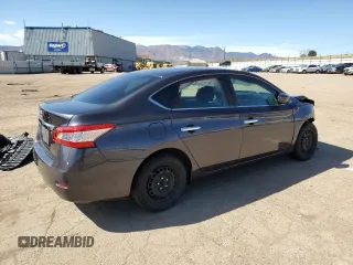 2014 Nissan Sentra SV with VIN 1N4AB7AP3EN855147, listed as a Copart auction lot 49116175 with 153,345 mi miles and Salvage Title. Bid and sale history available at DreamBid. Image 3.