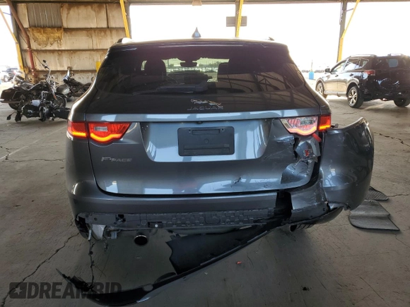 2019 Jaguar F-Pace S with VIN SADCM2FV1KA610717, listed as a Copart auction lot 55041445 with 85,262 mi miles and Salvage Title. Bid and sale history available at DreamBid. Image 6.
