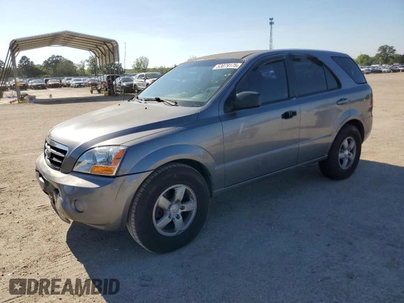 2007 Kia Sorento LX z VIN KNDJD736475695369, wystawiony jako Copart lot #53079175 z przebiegiem 215 324 mil mil oraz Szkoda całkowita • Salvage title. Historia ofert i sprzedaży dostępna na DreamBid. Obrazek 1.