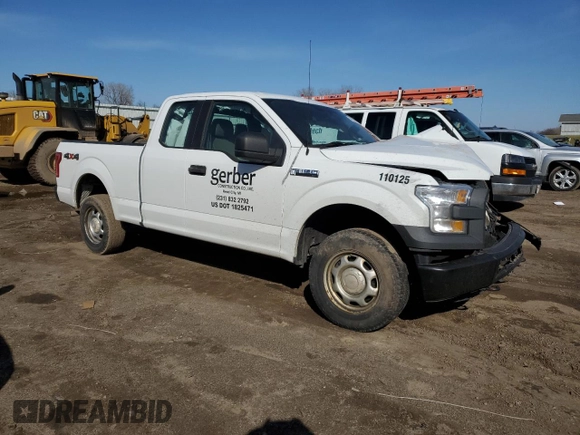 2016 Ford F-150 XLT with VIN 1FTEX1E82GFC00391, listed as a Copart auction lot 49885345 with 0 mi miles and Salvage Title. Bid and sale history available at carsss.com. Image 4.