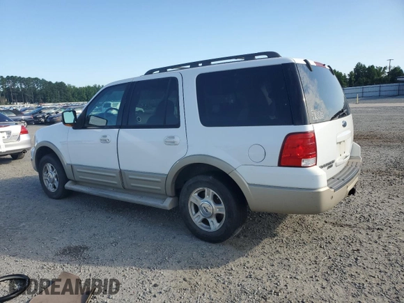 2005 Ford Expedition Eddie Bauer z VIN 1FMFU18595LA70036, wystawiony jako Copart lot #61756055 z przebiegiem 236 161 mil mil oraz Czysty tytuł • Clean title. Historia ofert i sprzedaży dostępna na DreamBid. Obrazek 2.