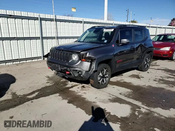 2019 Jeep Renegade Trailhawk z VIN ZACNJBC18KPK03246, wystawiony jako Copart lot #80442034 z przebiegiem 68 282 mil mil oraz Szkoda całkowita • Salvage title. Historia ofert i sprzedaży dostępna na DreamBid. Obrazek 14.