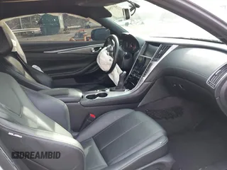 2018 Infiniti Q60 Luxe with VIN JN1EV7EK3JM343134, listed as a IAAI auction lot 41795601 with 61,826 mi miles and . Bid and sale history available at carsss.com. Image 5.