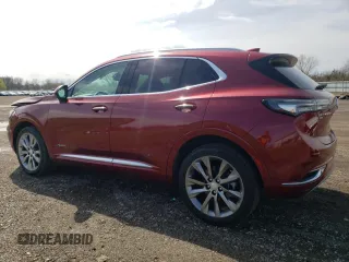 2021 Buick Envision Avenir with VIN LRBFZSR42MD141943, listed as a Copart auction lot 51734955 with 25,818 mi miles and Salvage Title. Bid and sale history available at carsss.com. Image 2.