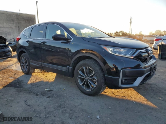 2020 Honda CR-V EX with VIN 5J6RW2H5XLA020394, listed as a Copart auction lot 88731175 with 27,107 mi miles and Salvage Title. Bid and sale history available at carsss.com. Image 4.