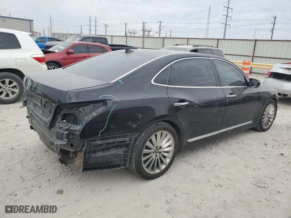 2015 Hyundai Equus Ultimate with VIN KMHGH4JH7FU092403, listed as a Copart auction lot 43923784 with NaN miles. Bid and sale history available at carsss.com. Image 3.