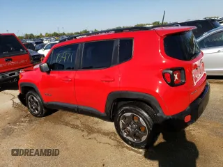 2017 Jeep Renegade Sport with VIN ZACCJBABXHPG38722, listed as a Copart auction lot 71112863 with 175,471 mi miles and Salvage title. Bid and sale history available at DreamBid. Image 2.